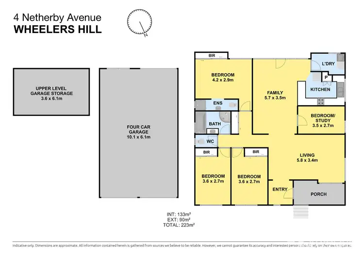 Floorplan of Homely house listing, 4 Netherby Avenue, Wheelers Hill VIC 3150