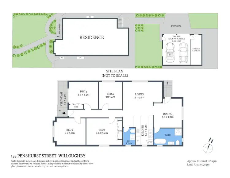 Floorplan of Homely house listing, 133 Penshurst Street, Willoughby NSW 2068