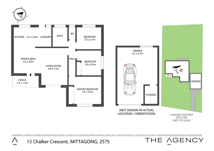 Floorplan of Homely house listing, 13 Chalker Crescent, Mittagong NSW 2575