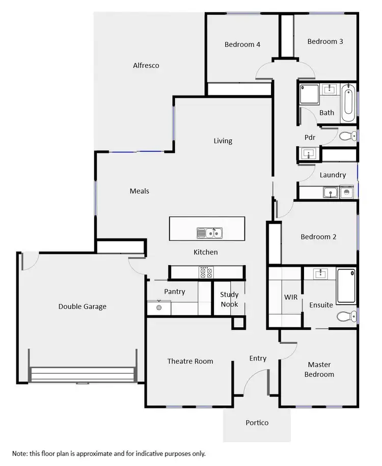 Floorplan of Homely house listing, 5 Morrison Court, Gol Gol NSW 2738