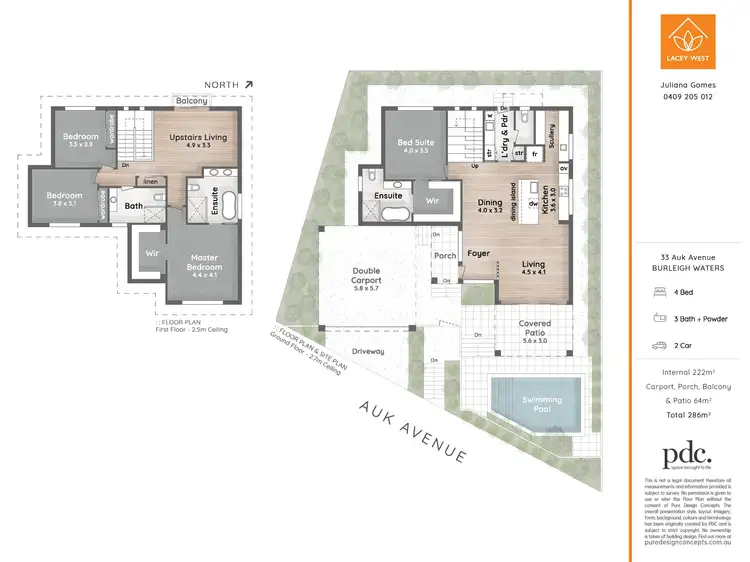 Floorplan of Homely house listing, 33 Auk Avenue, Burleigh Waters QLD 4220