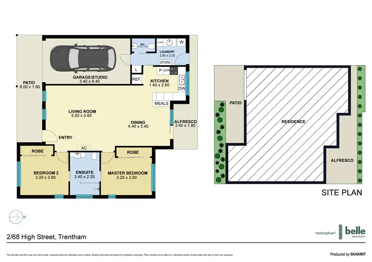 Floorplan of Homely unit listing, 2/68 High Street, Trentham VIC 3458