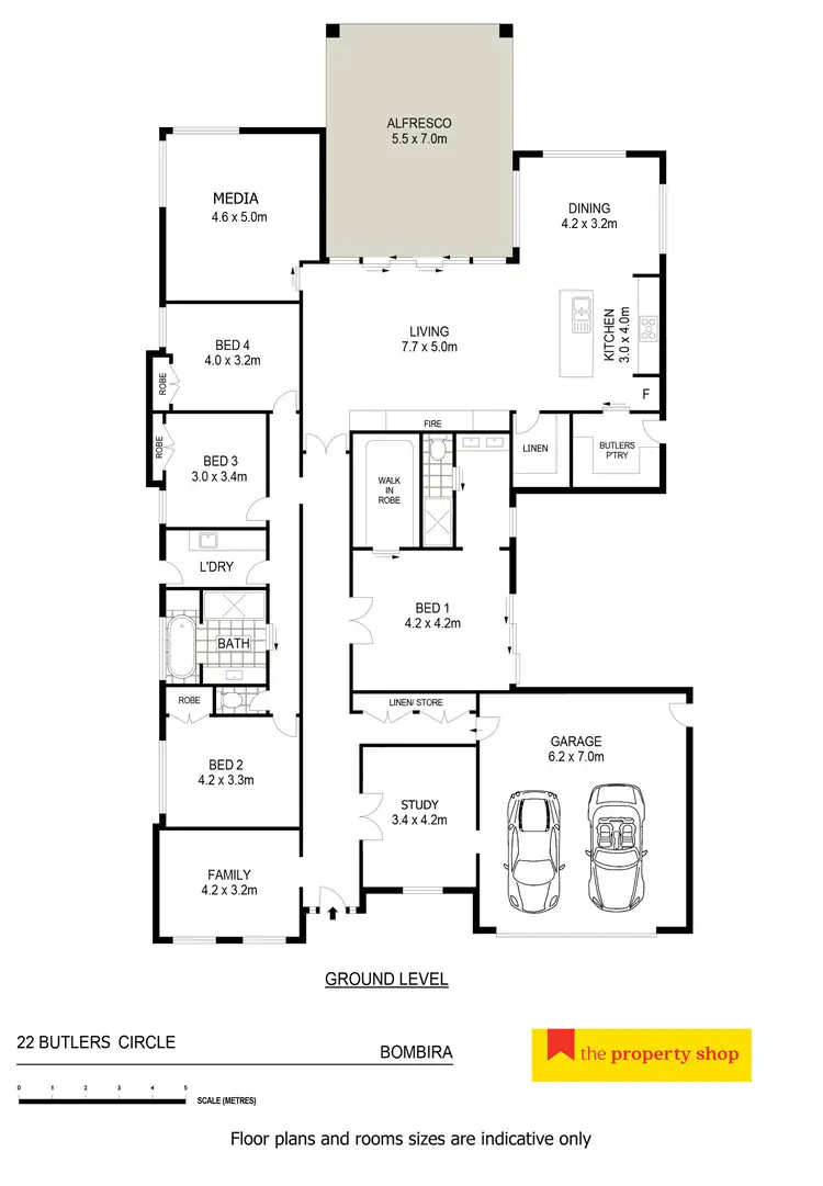 Floorplan of Homely house listing, 22 Butler Circle, Mudgee NSW 2850