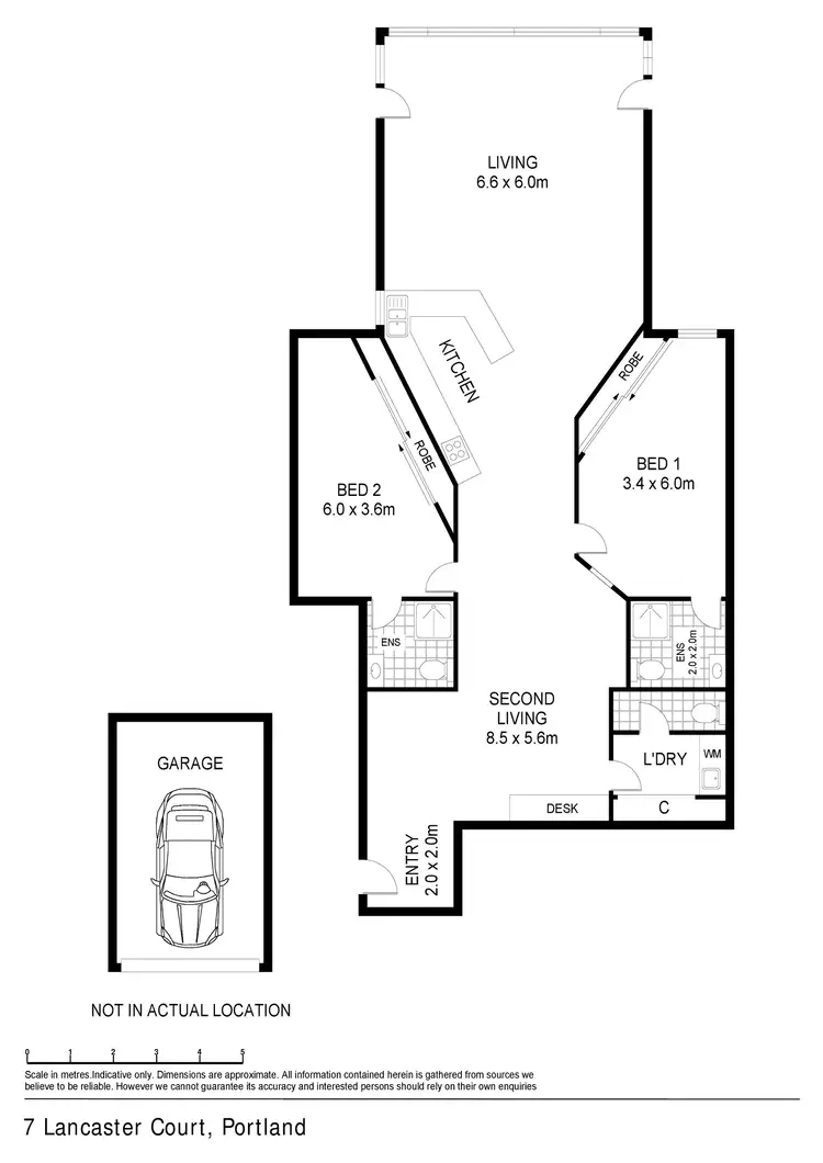 Floorplan of Homely unit listing, 7 Lancaster Close, Portland VIC 3305