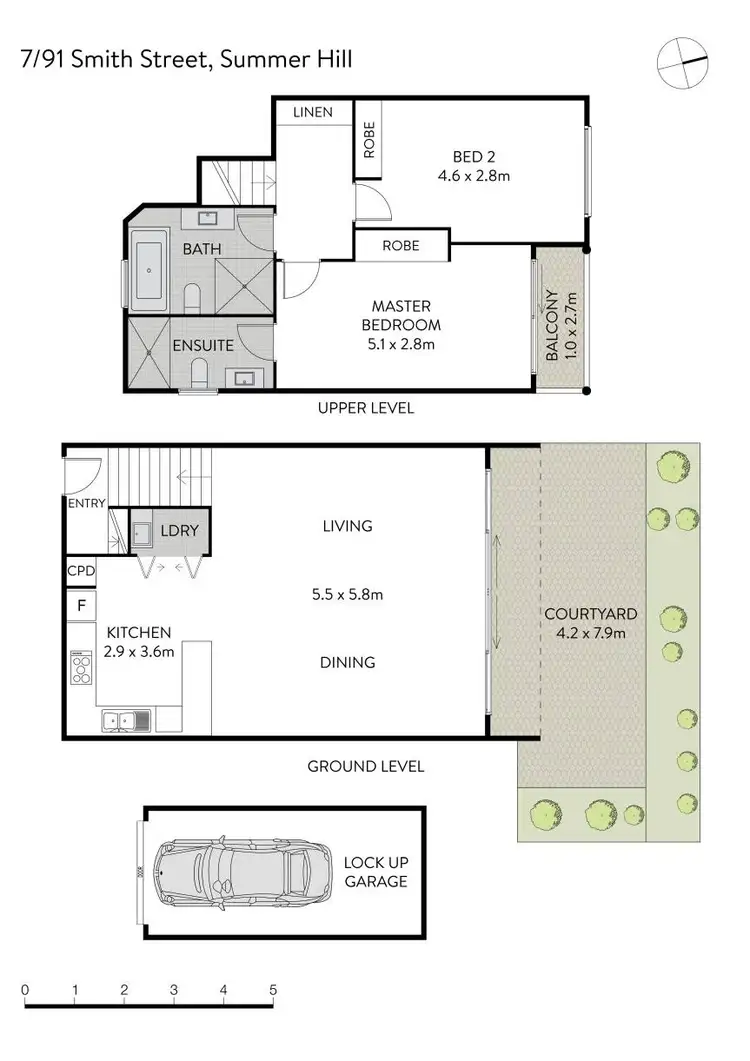Floorplan of Homely apartment listing, 7/91 Smith Street, Summer Hill NSW 2130