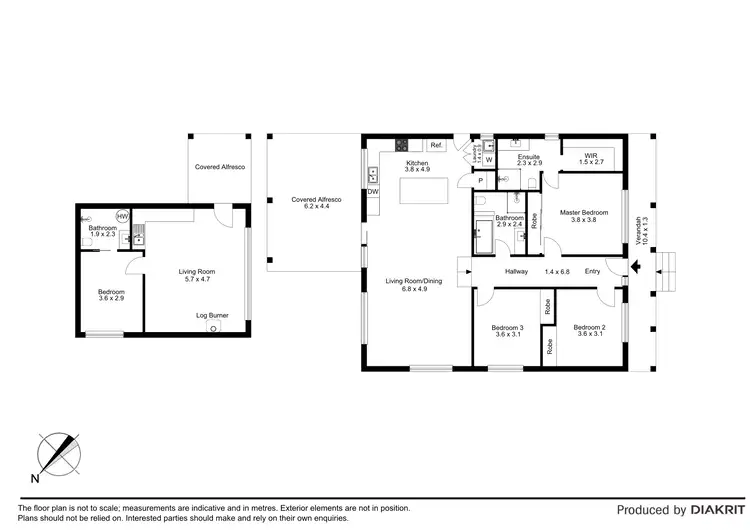Floorplan of Homely house listing, 24 Campbell Street, Crib Point VIC 3919