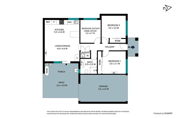 Floorplan of Homely unit listing, 1/143 Messmate Street, Lalor VIC 3075