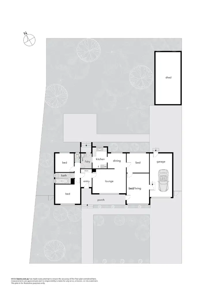 Floorplan of Homely house listing, 18 Denman Street, Yarralumla ACT 2600