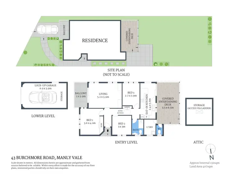 Floorplan of Homely house listing, 43 Burchmore Road, Manly Vale NSW 2093