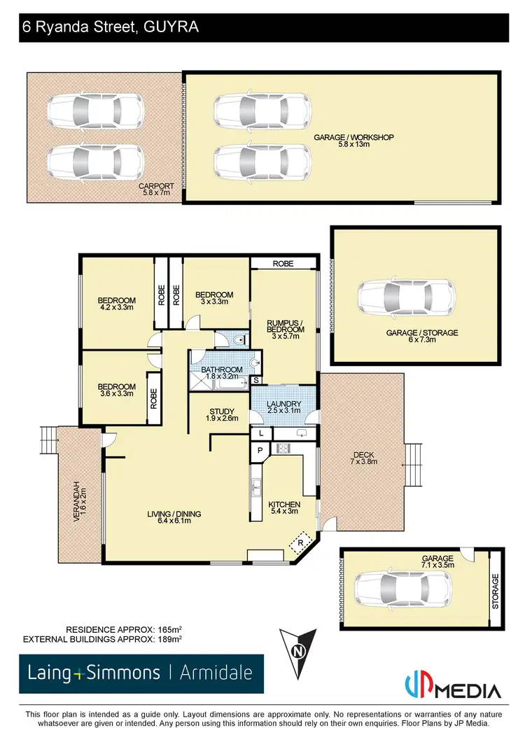 Floorplan of Homely house listing, 6 Ryanda Street, Guyra NSW 2365