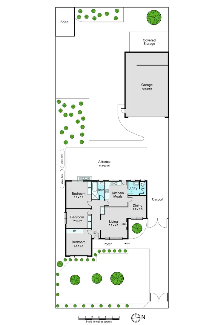 Floorplan of Homely house listing, 15 Cambro Road, Clayton VIC 3168