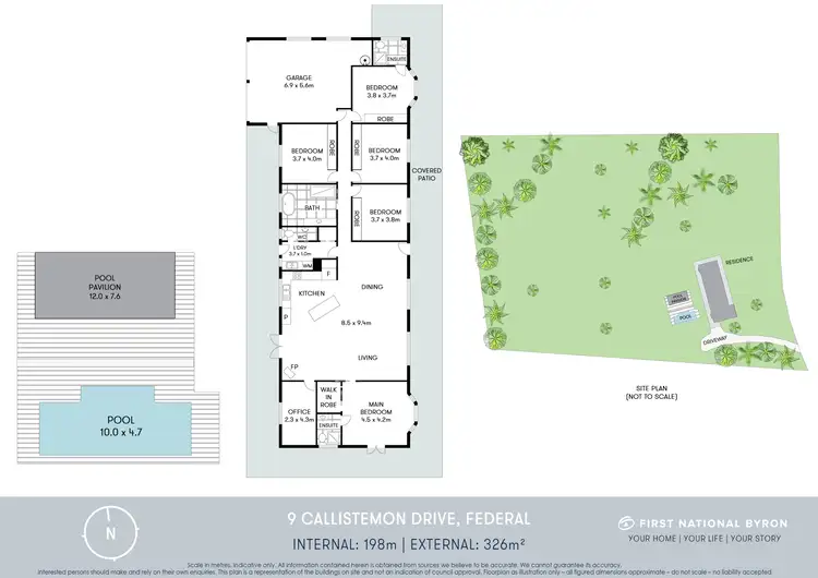 Floorplan of Homely house listing, 9 Callistemon Drive, Federal NSW 2480