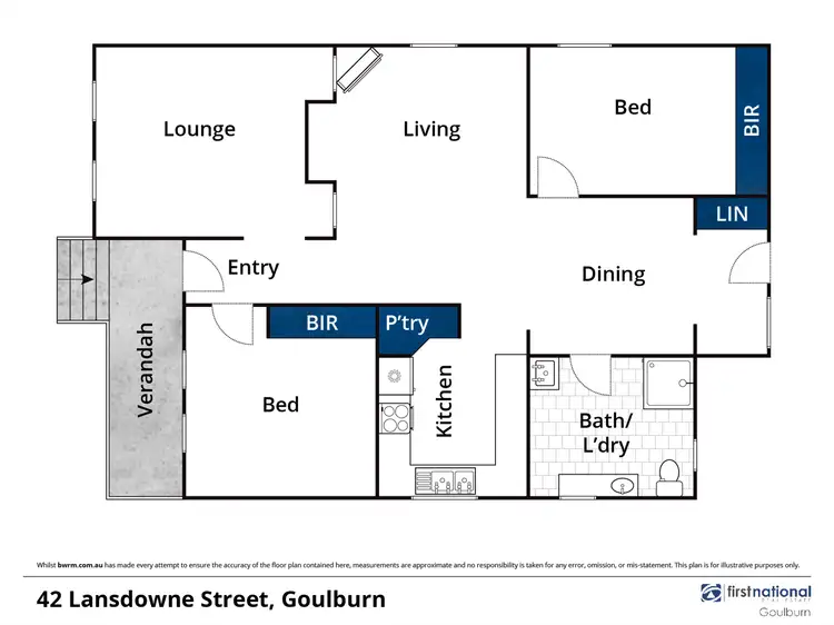 Floorplan of Homely house listing, 42 Lansdowne Street, Goulburn NSW 2580