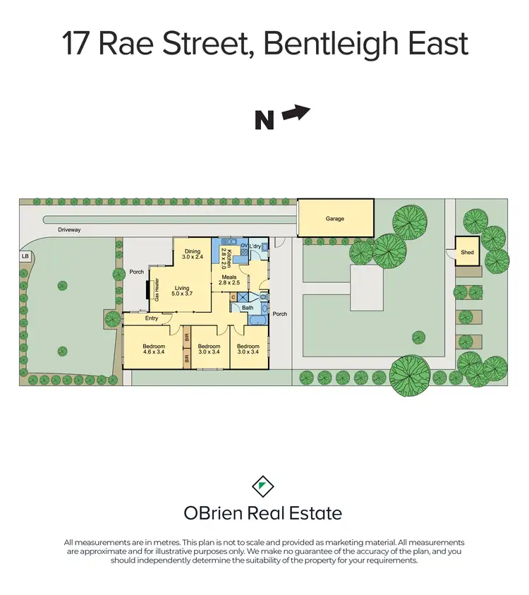 Floorplan of Homely house listing, 17 Rae Street, Bentleigh East VIC 3165