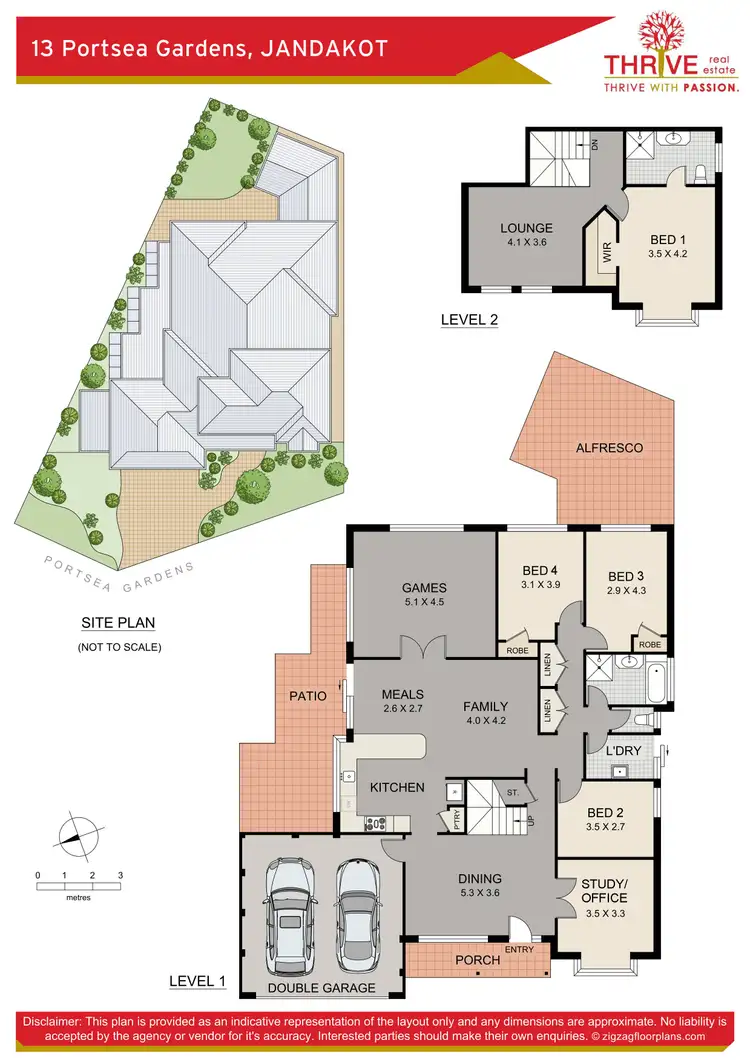 Floorplan of Homely house listing, 13 Portsea Gardens, Jandakot WA 6164