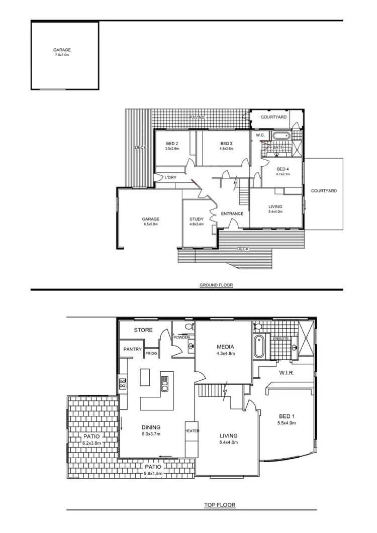 Floorplan of Homely house listing, 1 Laguna Court, Portland VIC 3305