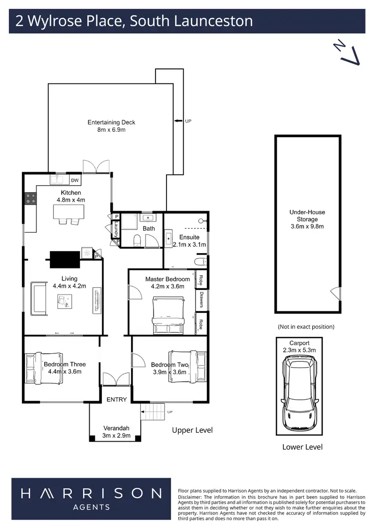 Floorplan of Homely house listing, 2 Wylrose Place, South Launceston TAS 7249