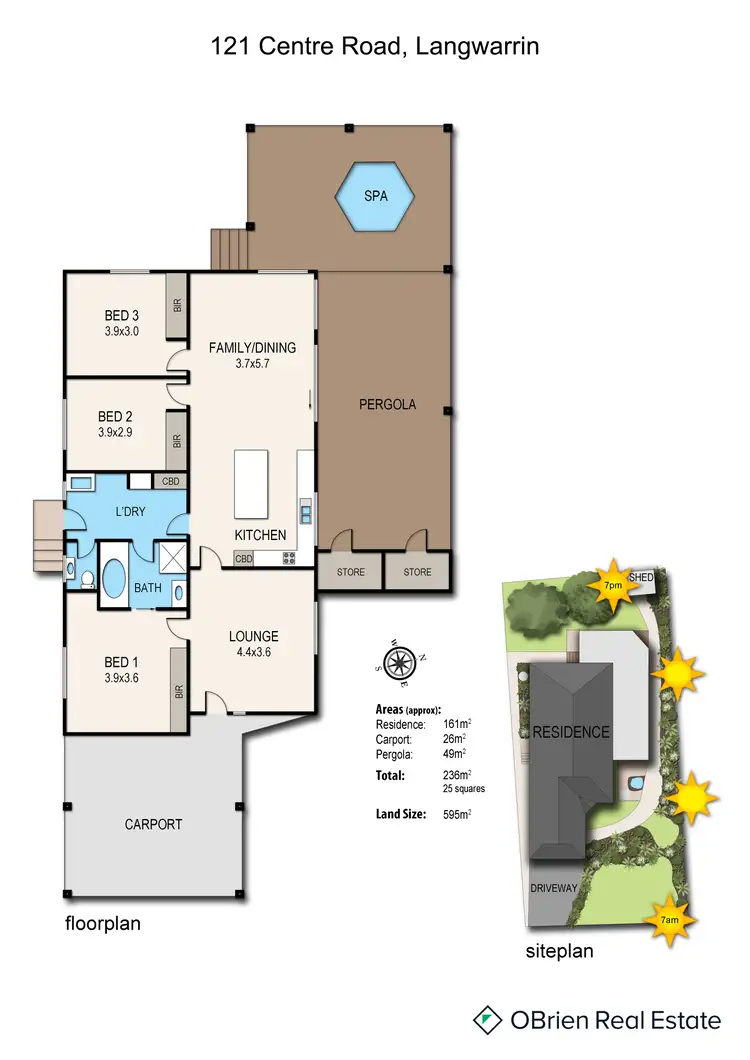 Floorplan of Homely house listing, 121 Centre Road, Langwarrin VIC 3910