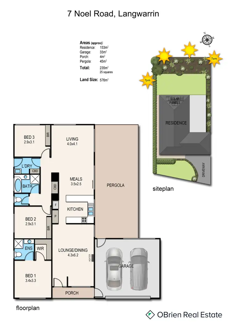 Floorplan of Homely house listing, 7 Noel Road, Langwarrin VIC 3910