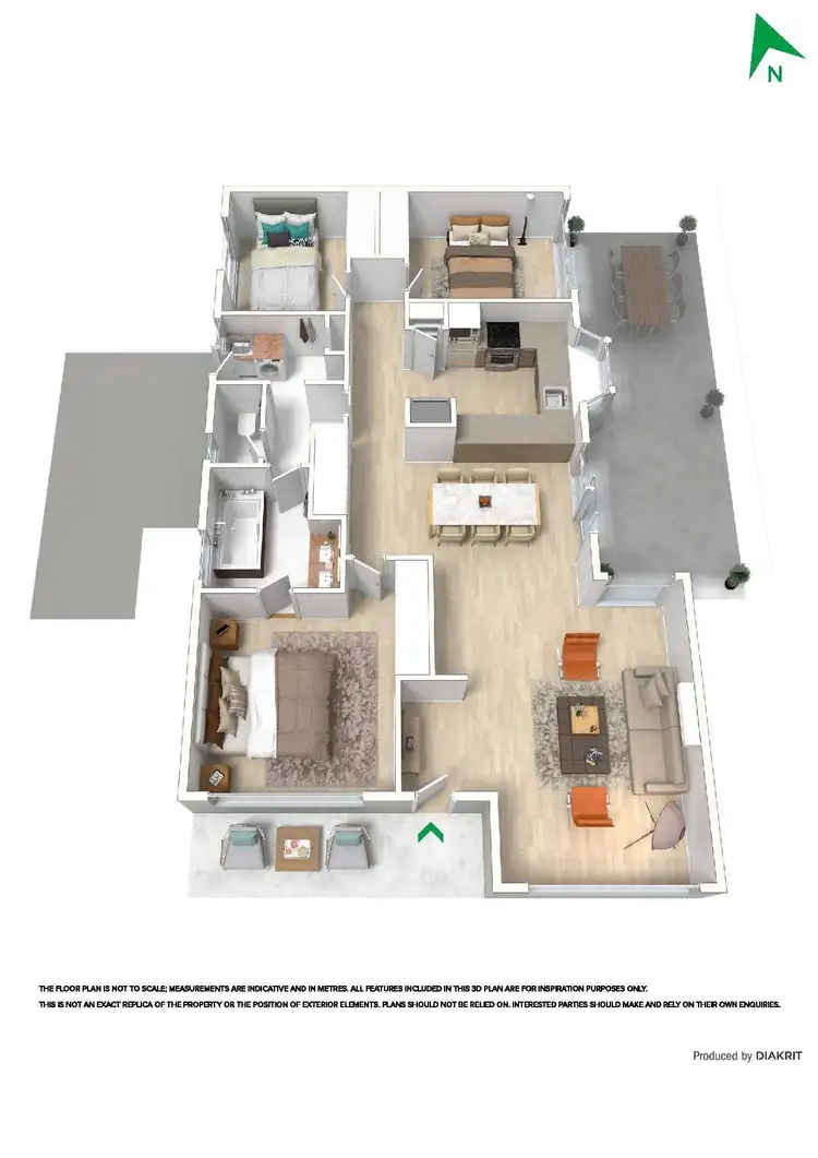 Floorplan of Homely house listing, 17 Arabil Street, Frankston VIC 3199