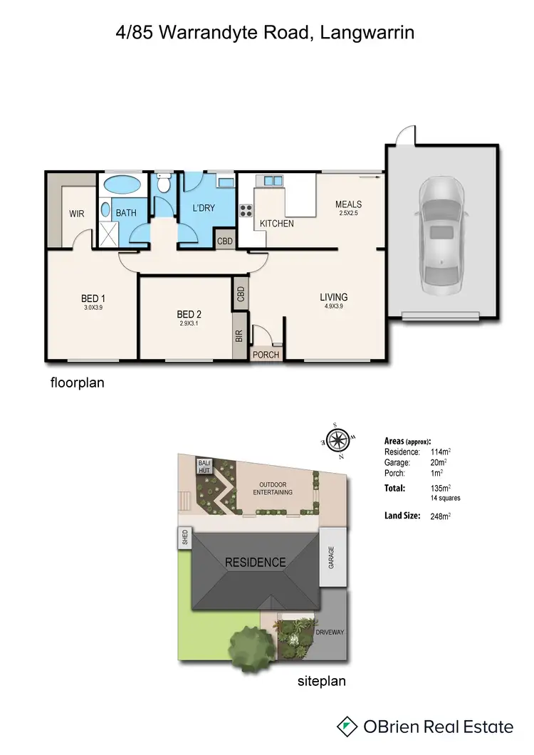 Floorplan of Homely house listing, 4/85 Warrandyte Road, Langwarrin VIC 3910