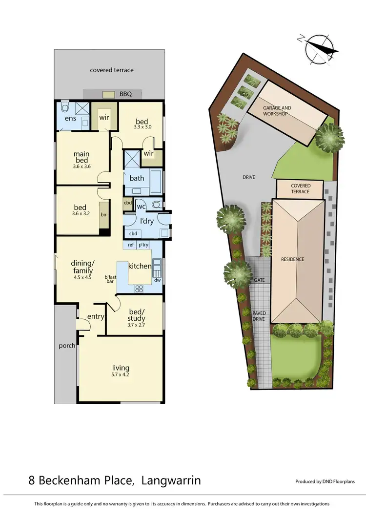 Floorplan of Homely house listing, 8 Beckenham Place, Langwarrin VIC 3910