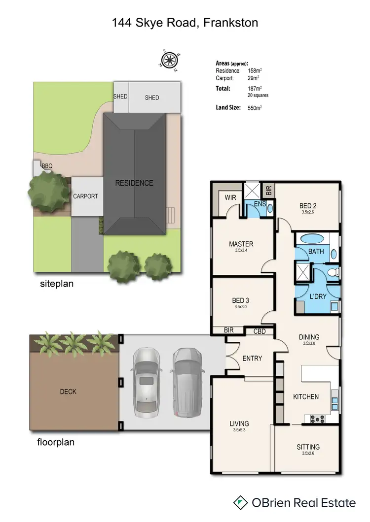 Floorplan of Homely house listing, 144 Skye Road, Frankston VIC 3199