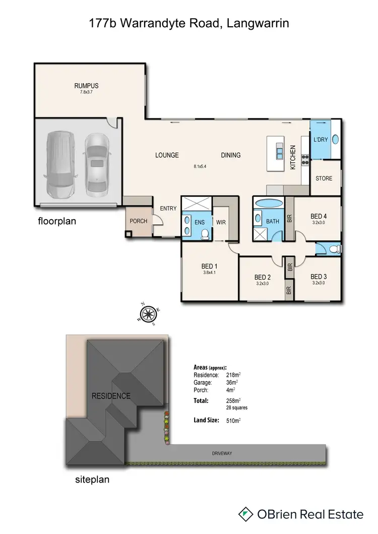 Floorplan of Homely land listing, 177B Warrandyte Road, Langwarrin VIC 3910