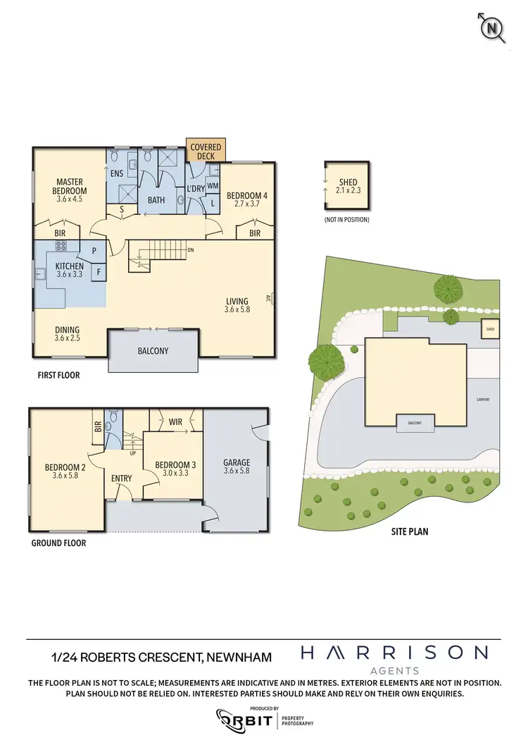 Floorplan of Homely unit listing, 1/24 Roberts Crescent, Newnham TAS 7248