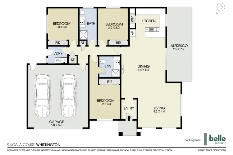 Floorplan of Homely house listing, 9 Koala Court, Whittington VIC 3219