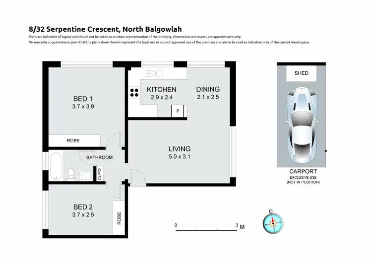 Floorplan of Homely apartment listing, 8/32 Serpentine Crescent, North Balgowlah NSW 2093