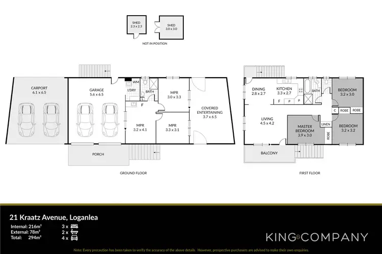 Floorplan of Homely house listing, 21 Kraatz Avenue, Loganlea QLD 4131