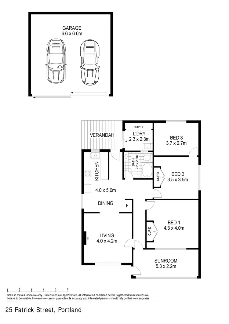 Floorplan of Homely house listing, 25 Patrick Street, Portland VIC 3305