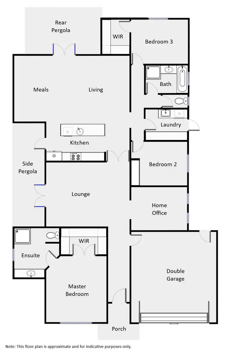 Floorplan of Homely house listing, 9 Lizlee Drive, Mildura VIC 3500