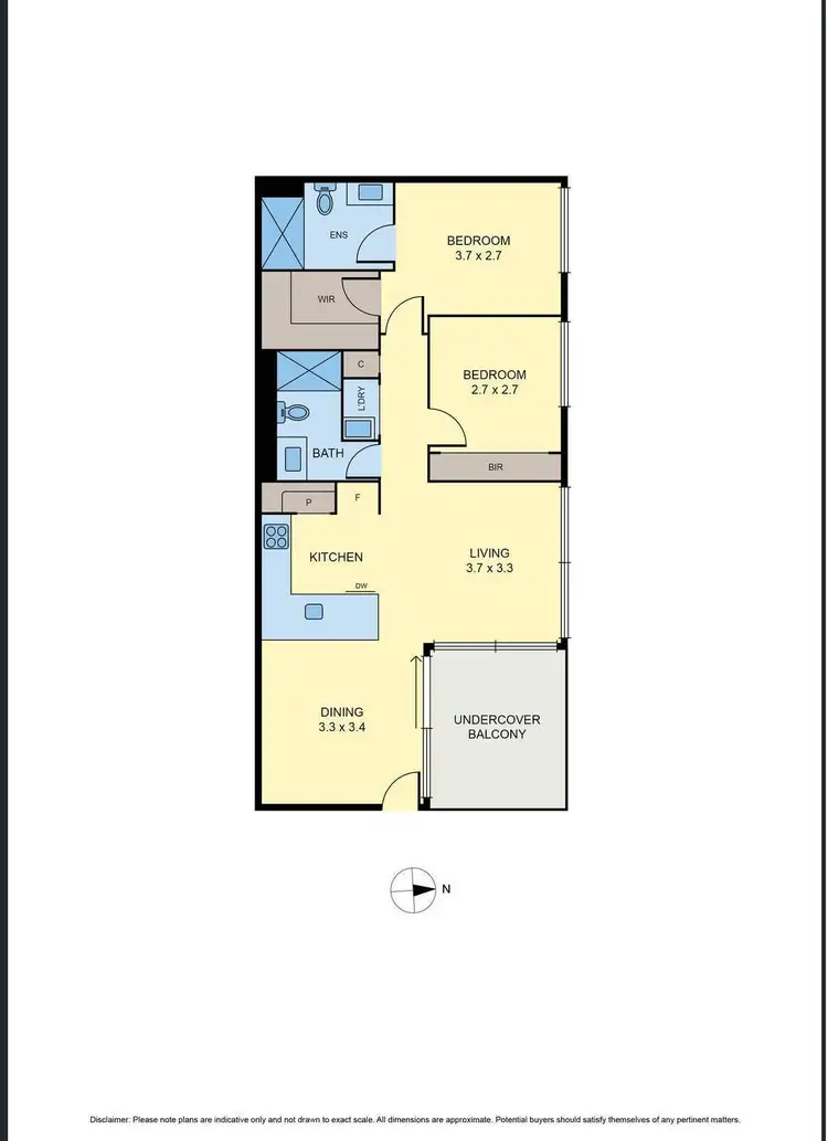 Floorplan of Homely apartment listing, 805/333 Ascot Vale Road, Moonee Ponds VIC 3039