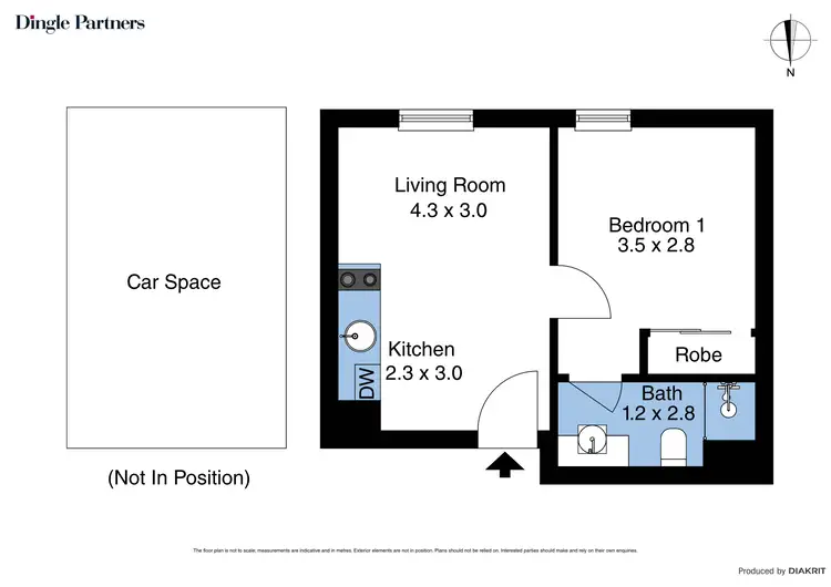 Floorplan of Homely unit listing, 613/528 Swanston Street, Carlton VIC 3053