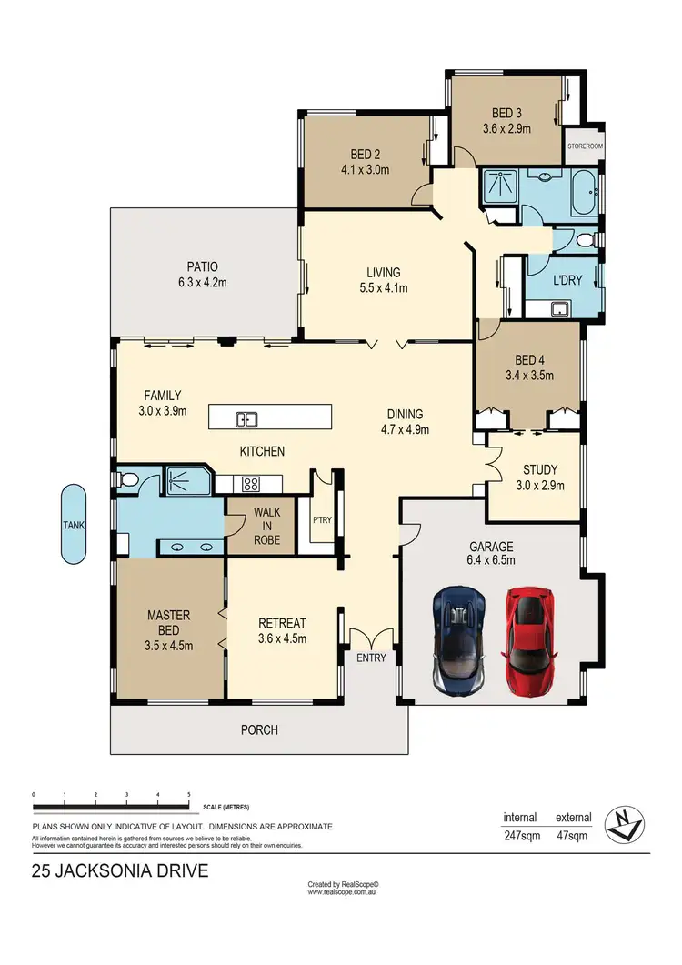 Floorplan of Homely house listing, 25 Jacksonia Drive, Seventeen Mile Rocks QLD 4073