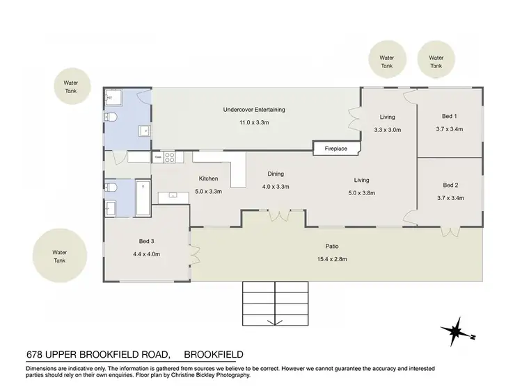 Floorplan of Homely house listing, 678 Upper Brookfield Road, Upper Brookfield QLD 4069