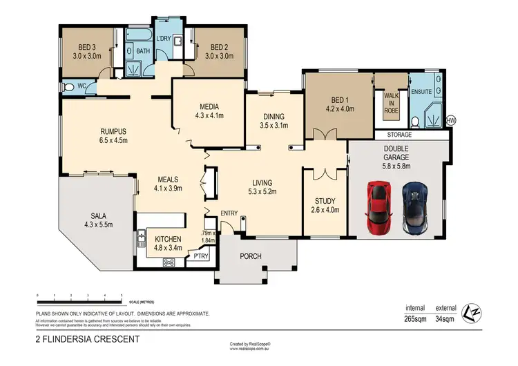 Floorplan of Homely house listing, 2 Flindersia Crescent, Seventeen Mile Rocks QLD 4073