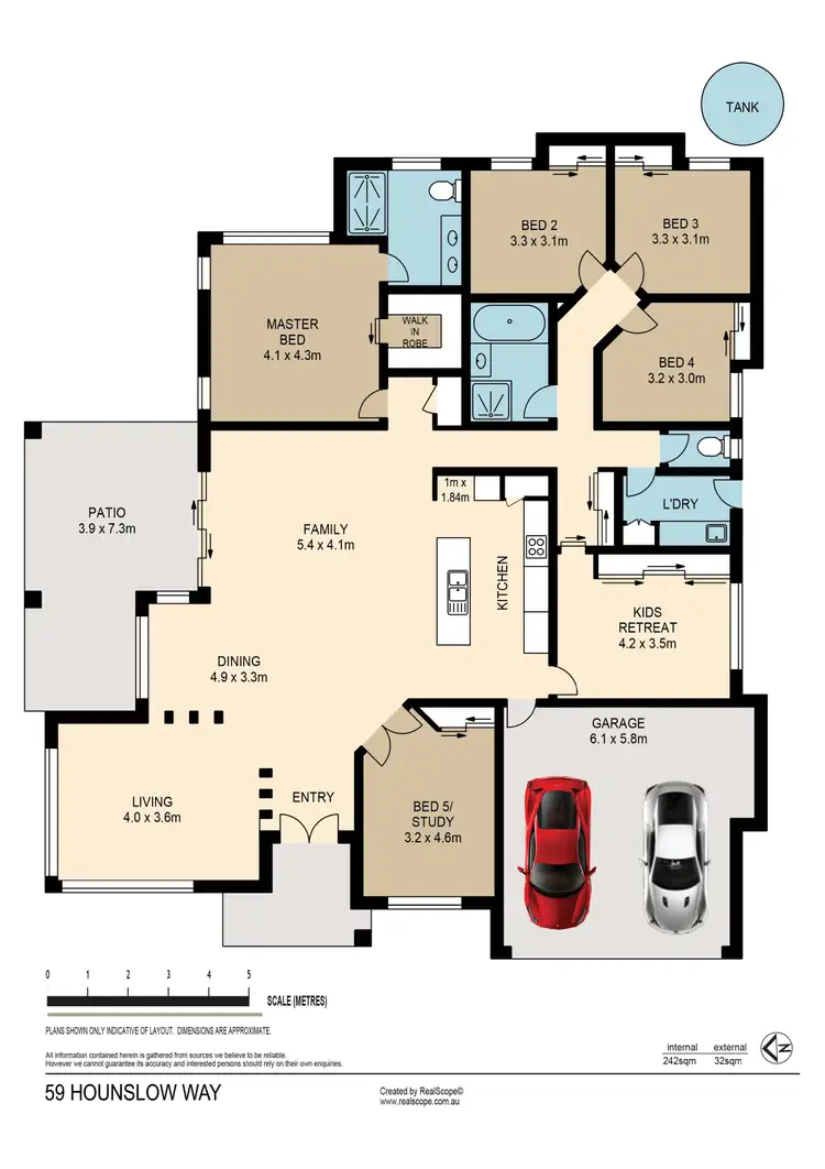 Floorplan of Homely house listing, 59 Hounslow Way, Seventeen Mile Rocks QLD 4073
