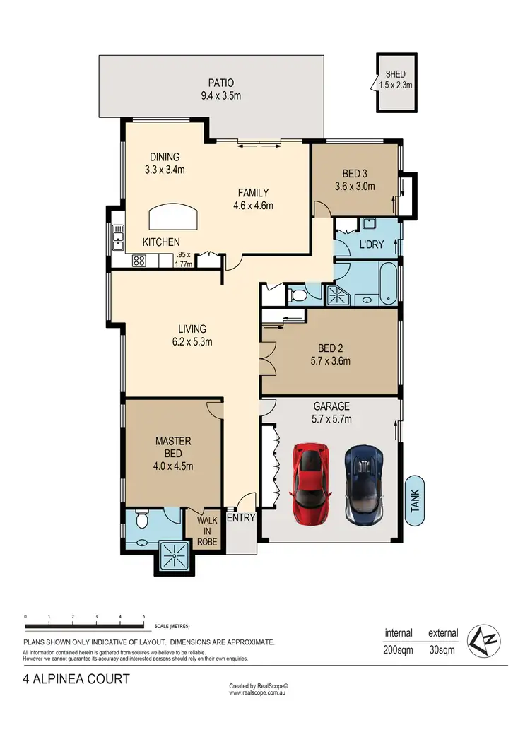 Floorplan of Homely house listing, 4 Alpinea Court, Sinnamon Park QLD 4073