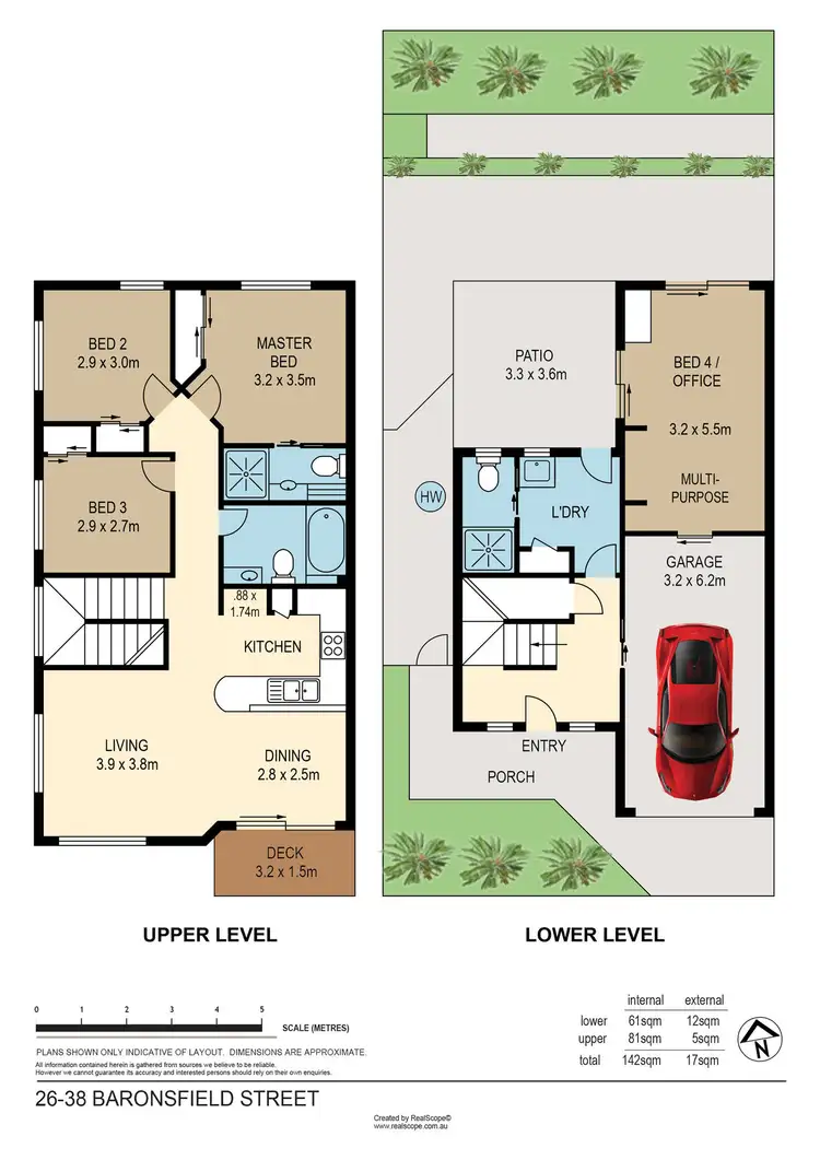 Floorplan of Homely townhouse listing, 26/38 Baronsfield Street, Graceville QLD 4075