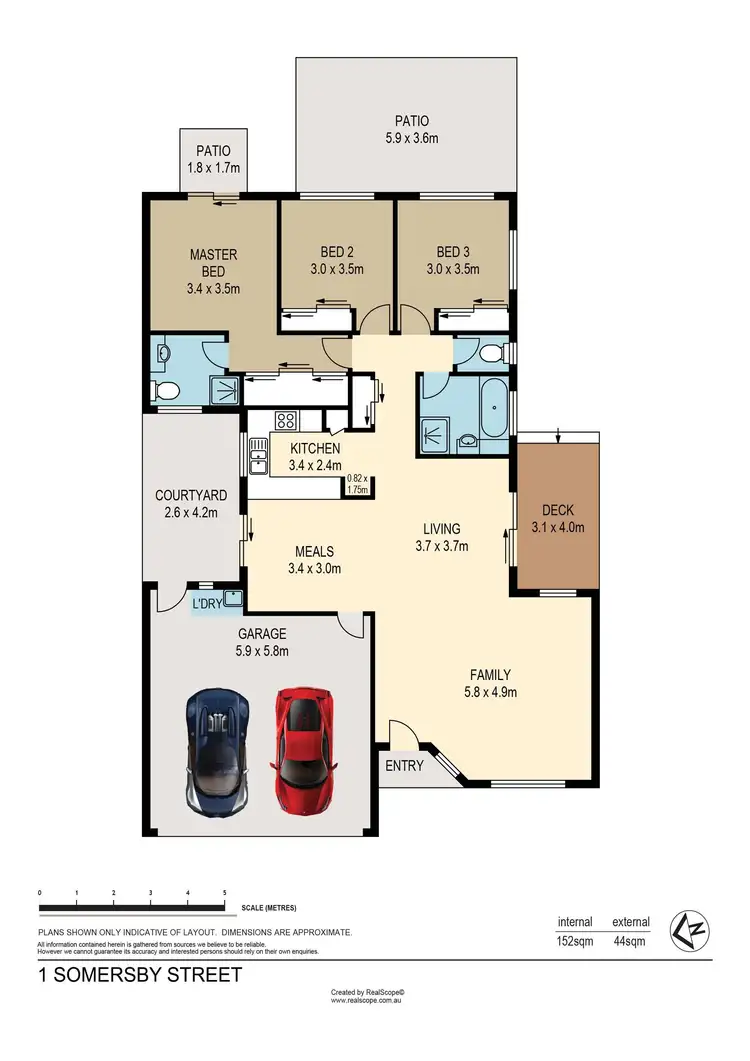 Floorplan of Homely house listing, 1 Somersby Street, Seventeen Mile Rocks QLD 4073
