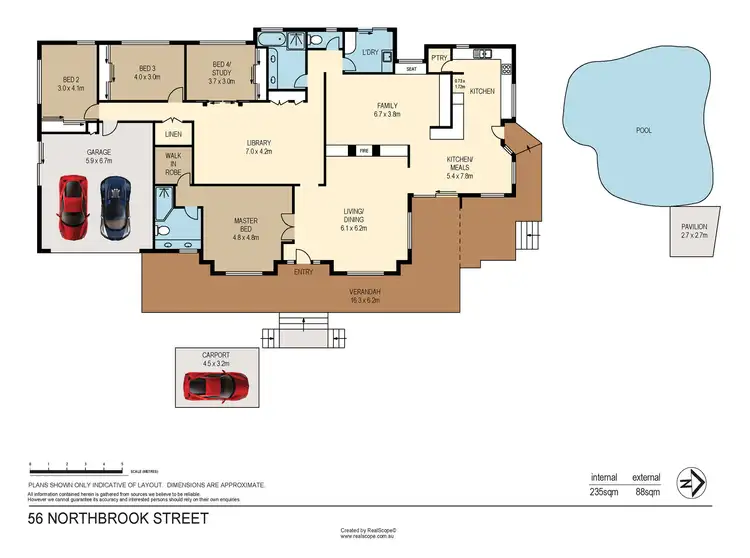 Floorplan of Homely house listing, 56 Northbrook Street, Sinnamon Park QLD 4073