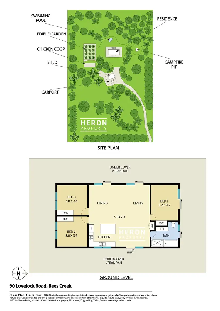 Floorplan of Homely rural property listing, 90 Lovelock Road, Bees Creek NT 822