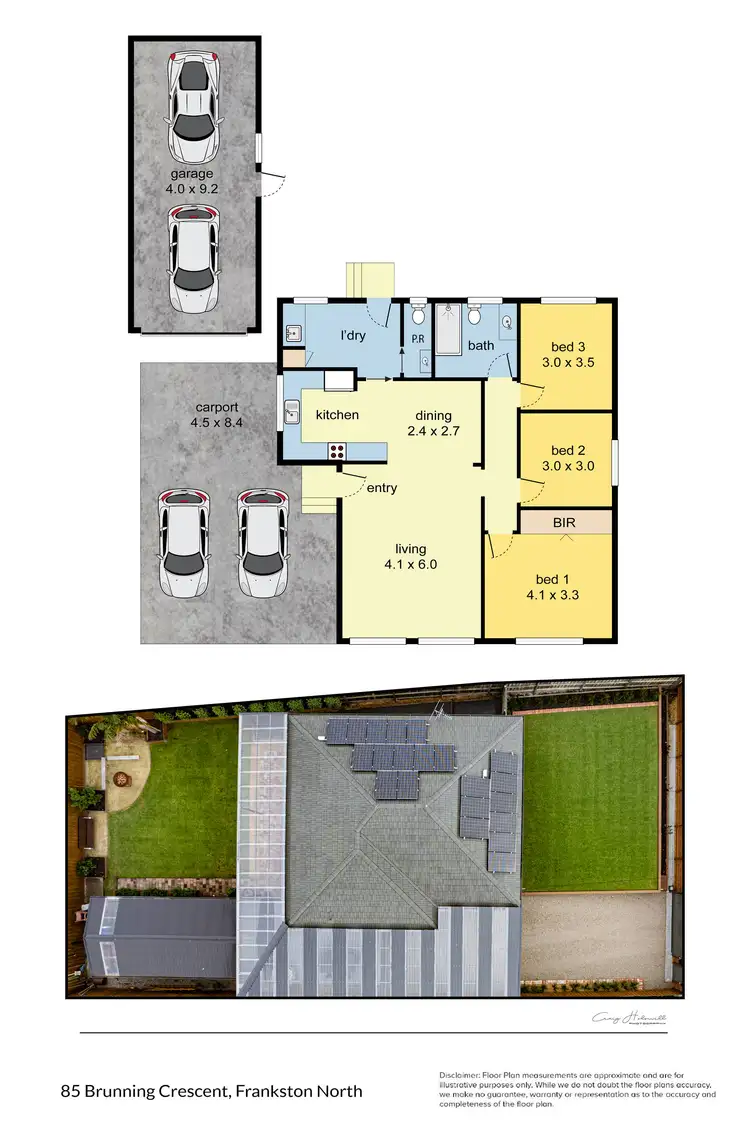 Floorplan of Homely house listing, 85 Brunning Crescent, Frankston North VIC 3200