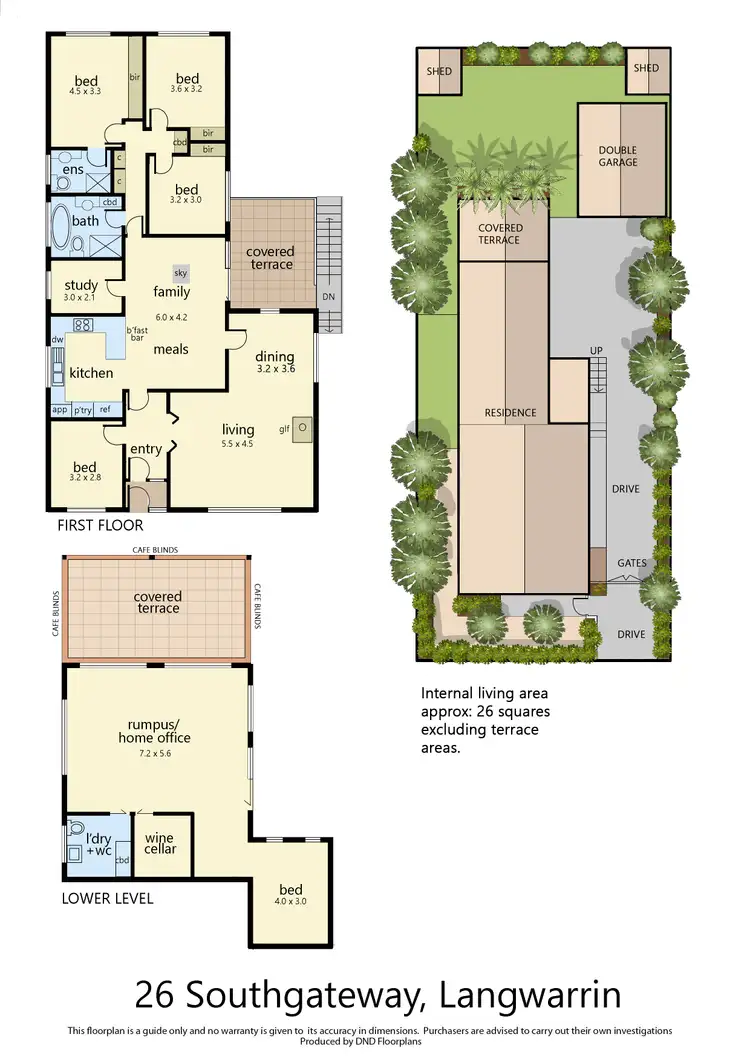 Floorplan of Homely house listing, 26 Southgateway, Langwarrin VIC 3910