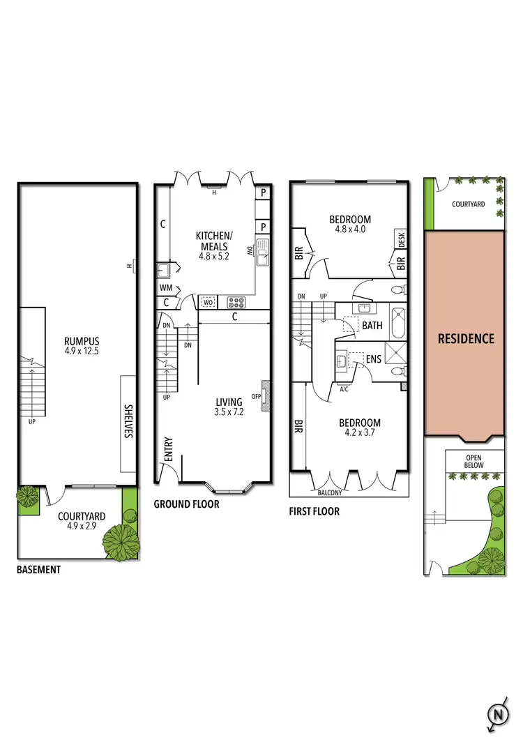 Floorplan of Homely house listing, 8/2-4 Shipley Street, South Yarra VIC 3141