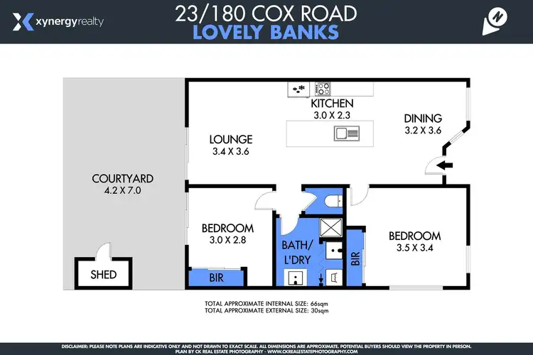 Floorplan of Homely unit listing, 23/180 Cox Road, Lovely Banks VIC 3213