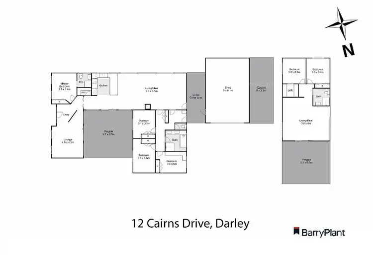 Floorplan of Homely house listing, 12 Cairns Drive, Darley VIC 3340